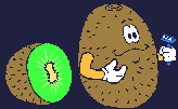 Kiwi z maszynką do golenia